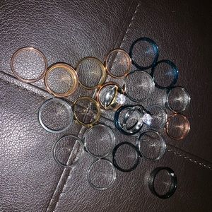 Steel rings 10pcs